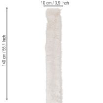Artikel Fellband aus Kunstfell Weiß 10 mm x 1,4 m 3 Stück
