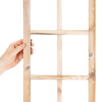 Artikel Holz-Fensterrahmen zur Wanddekoration, 100 cm, naturfarben