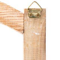 Artikel Holz-Fensterrahmen zur Wanddekoration, 100 cm, naturfarben