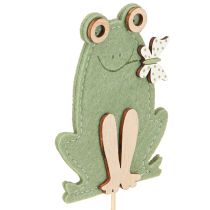 Artikel Filz-Frosch Deko-Stecker – Frühlingshafte Pflanzenstecker für Blumen & Gestecke 10cm 12 St