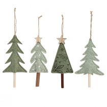 Artikel Filz Tannenbäume zum Hängen Christbaumschmuck Grün 18cm 8 St