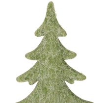 Artikel Filz Tannenbaum Deko Anhänger „Frohes Fest“ Grün H42cm