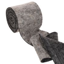 Artikel Wollfilz Topfband, 15 cm x 5 m, zweifarbig Grau/Schwarz