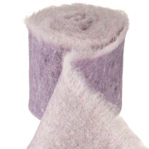 Artikel Filzband Franzi Wollfilz Wollband Lila 2-farbig 15cm 4m