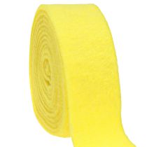 Artikel Filzband Gelb Dekoband Filz 7,5cm 5m