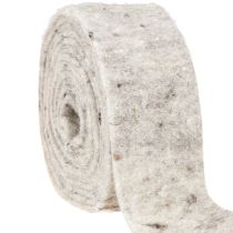 Artikel Filzband Grau 7,5cm 5m