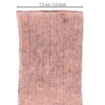 Artikel Zweifarbiges Wollfilzband Rosa Rot für Dekoration und DIY