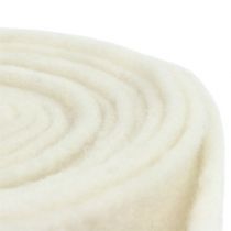 Filzband 15cm x 5m Weiß