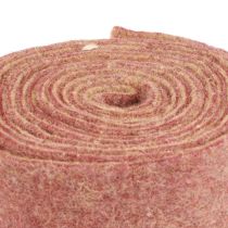 Artikel Filzband Wollband Dekostoff Weinrot Beige 7,5cm 5m
