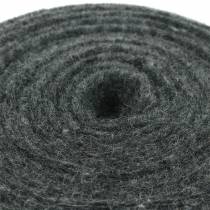 Artikel Filzband aus Schafwolle Dunkelgrau 15cm x 5m für Dekoration und Bastelarbeiten