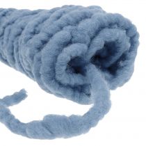 Artikel Filzkordel Jute-Wolle Blau-Weiß 25m Ø1,5cm Dekorationsband