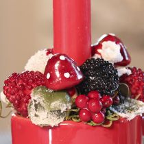 Artikel Fliegenpilz aus Kunststoff am Draht 13,5 cm 12 Bündel Rot-Weiß