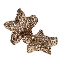 Artikel Flittersterne 2,5cm Champagner 96 St