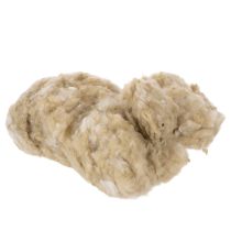 Artikel Beige Schafwolle lose 250g für Basteln und Dekorieren