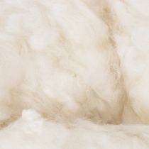 Artikel Schafwolle lose 250 g Weiß meliert zum Basteln und Dekorieren
