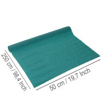 Artikel Floristen-Krepppapier Petrolblau 50 cm x 250 cm für Innenbereich