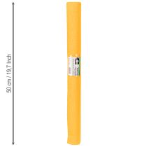 Artikel Floristenkrepp Sonnengelb für kreative Dekorationen 5er Pack