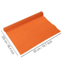 Artikel Floristen-Krepppapier Rolle 50x250 cm Orange für Dekoration