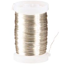 Artikel Floristendraht Myrtendraht Metall 0,30 mm Champagner 100 g 3er-Set