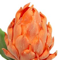 Foam Artischocke Orange 14cm L28cm 1St