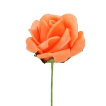 Artikel Foam Rose Ø 3,5cm orange 48St