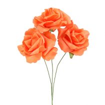 Artikel Foam-Rose Ø 6cm Orange 27St