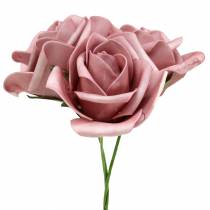 Artikel Foam-Rose Ø7,5cm Altrosa 18 St