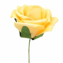 Artikel Foam-Rose Ø7,5cm Gelb 18 St