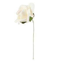 Artikel Schaumrosen Vanilla Creme Ø6cm 27 Stück künstliche Blumen/Dekoration