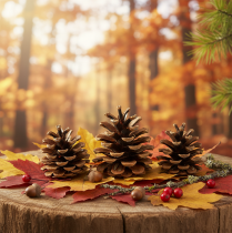 Artikel Schwarzkieferzapfen 5cm Natur 5St