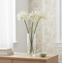 Artikel Künstliche Guernseylilie Weiß Gelb 65cm Ø15cm Dekoblume