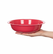 Artikel Pflanzschalen aus Metall rund in Rosa 29 cm für Innen- und Außenbereich 2er-Set