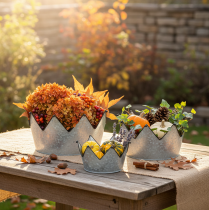 Artikel Dekoschale Metallschale Krone Ø26,5/22,5/19cm 3er-Set