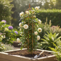 Artikel Rankgitter Garten Kletterhilfe für Rosen und andere Rankpflanzen ideale Gartengestaltung 108cm Set mit 2St