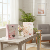 Artikel Geschenktüten aus Papier Baby Mädchen 23×18cm Rosa 2 Stück
