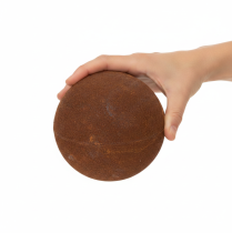 Artikel Gartenkugeln aus Metall, rostbraun, 10 cm Durchmesser, 4 Stück, für Außenbereich