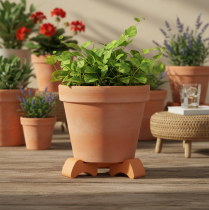 Artikel Blumentopffüße aus Terrakotta 7 cm 3er-Set