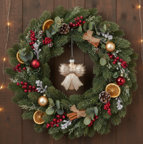 Artikel Glas-Weihnachtsanhänger Schleife zum Hängen 10 cm Braun 2er-Set
