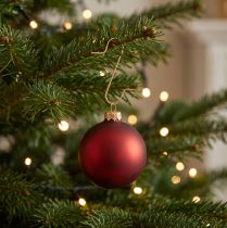 Artikel Goldene Dekorationshaken 50 Stück – Metallaufhänger für Weihnachtskugeln