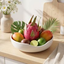 Artikel Künstliche Drachenfrucht Pitahaya aus Styropor Ø8cm L15cm Pink-Grün