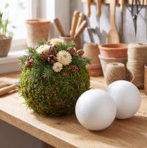 Artikel Styroporkugel Weiß Ø10cm 5 Stück Bastelmaterial