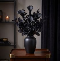Artikel Deko-Calla künstlich Schwarz 75cm Kunststoff