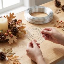 Artikel Aluminiumdraht 2mm Silber 60m 500g für Bastel- und Floristikarbeiten