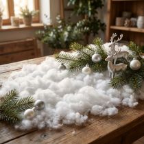 Artikel Deko Schneeflocken Künstlicher Schnee Polyester Weiß 3 × 40g