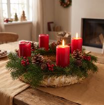 Artikel Strohkranz-Rohling aus Naturstroh 15 cm x 3 cm für DIY-Kränze und Dekorationen