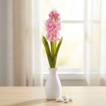 Artikel Hyazinthe künstlich Real-Touch Rosa 40cm Kunststoff