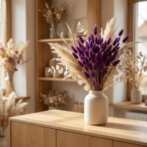 Artikel Samtgras Violett getrocknet 18–50 cm Naturmaterial