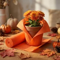 Artikel Floristen-Krepppapier Orange 50cm x 250cm für Bastel- und Dekorationsarbeiten