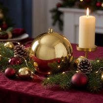 Artikel Plastikkugel Gold Ø14cm aus Kunststoff für Wohn- und Weihnachtsdekoration