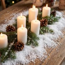 Artikel Deko-Schneeflocken Kunststoff grob 100g Weiß